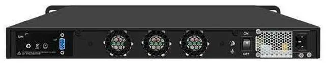 Alt view image 2 of 6 - HUNSN 1U Firewall Appliance, PFSense, Mikrotik, OPNsense, Xeon E 2124G, RJ67, VPN, Network Security Hardware, C246, 8 x 2.5GbE 226-V LAN, 4 x SFP+ 10GbE X710, 0 RAM, 0 Storage, Barebone No System