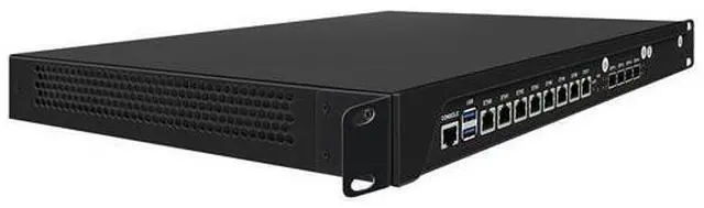 Alt view image 3 of 6 - HUNSN 1U Firewall Appliance, PFSense, Mikrotik, OPNsense, Xeon E 2124G, RJ67, VPN, Network Security Hardware, C246, 8 x 2.5GbE 226-V LAN, 4 x SFP+ 10GbE X710, 0 RAM, 0 Storage, Barebone No System