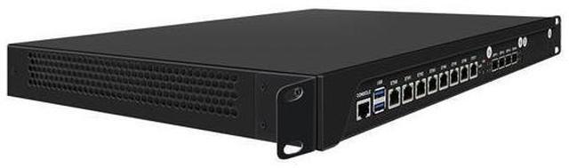 Alt view image 3 of 3 - HUNSN 1U Firewall Appliance, PFSense, Mikrotik, OPNsense, Xeon E 2288G, RJ67, VPN, Network Security Hardware, C246, 8 x 2.5GbE 226-V LAN, 4 x SFP+ 10GbE X710, 0 RAM, 0 Storage, Barebone No System