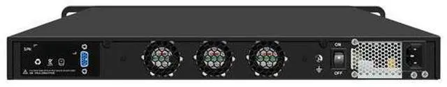 Alt view image 2 of 3 - HUNSN 1U Firewall Appliance, PFSense, Mikrotik, Xeon E 2126G, RJ67, OPNsense, VPN, C246, 8 x 2.5GbE 226-V LAN, 4 x SFP+ 10GbE X710, 2 x SFP+ 82599ES, GPIO, 0 RAM, 0 Storage, Barebone No System