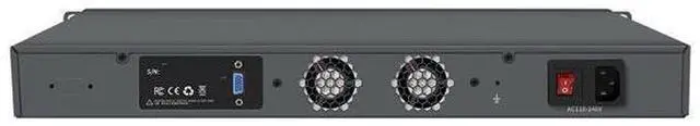 Alt view image 2 of 4 - HUNSN Firewall Appliance with SFP28, 1U Network Rackmount, PFSense, OPNsense, VPN, Router PC, Xeon E5 2650 V4, RN04, 2 x 25GbE, Console, 8 x 2.5GbE LAN, VGA, 16G RAM, 128G SSD