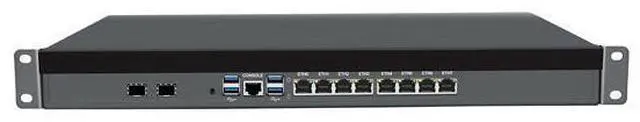 Main image of HUNSN Firewall Appliance with SFP28, 1U Network Rackmount, PFSense, OPNsense, VPN, Router PC, Xeon E5 2650 V4, RN04, 2 x 25GbE, Console, 8 x 2.5GbE LAN, VGA, 16G RAM, 128G SSD