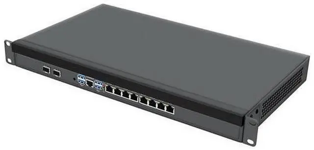 Alt view image 3 of 4 - HUNSN Firewall Appliance with SFP28, 1U Network Rackmount, PFSense, OPNsense, VPN, Router PC, Xeon E5 2650 V4, RN04, 2 x 25GbE, Console, 8 x 2.5GbE LAN, VGA, 16G RAM, 128G SSD