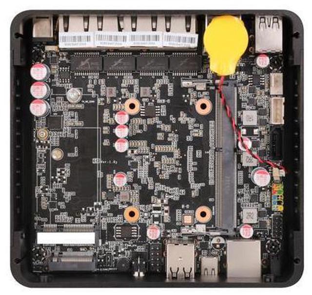 Alt view image 7 of 7 - HUNSN Micro Firewall Appliance, Mini PC, PFSense, Mikrotik, N100, RS34, OPNsense, VPN, Router PC, 4 x 2.5GbE I226-V LAN, HDMI, DP, SIM Slot, Console, Type-C, 16G RAM, 128G SSD
