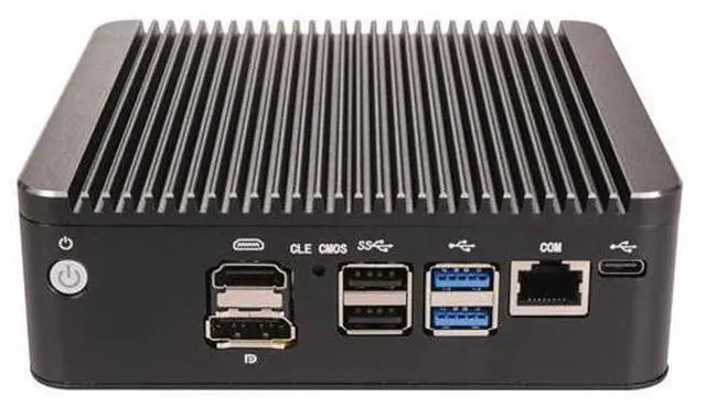Main image of HUNSN Micro Firewall Appliance, Mini PC, PFSense, Mikrotik, Celeron 6305, RS55, OPNsense, VPN, Router PC, 6 x 2.5GbE I226-V, COM, HDMI, DP, Type-C, 0 RAM, 0 Storage, Barebone No System