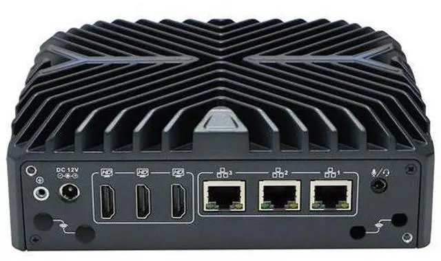 Main image of HUNSN Fanless Micro Firewall Appliance, Mini PC, PFSense, I3 1215U, RX16, Mikrotik, OPNsense, VPN, Router PC, 3 x 2.5GbE LAN, 3 x HDMI, 2 x COM, SIM Slot, TPM2.0, 16G RAM, 512G SSD