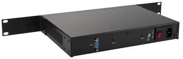 Alt view image 2 of 6 - Firewall Hardware, Pfsense, Mikrotik, VPN, Atom D525, RS01, Network Security Appliance, Router PC, 4 x Gigabit LAN/2USB/COM/VGA/Fan,(4G RAM/64G SSD)