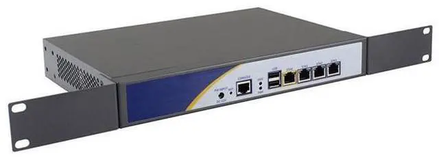 Alt view image 3 of 6 - Firewall Hardware, Pfsense, Mikrotik, VPN, Atom D525, RS01, Network Security Appliance, Router PC, 4 x Gigabit LAN/2USB/COM/VGA/Fan,(4G RAM/64G SSD)