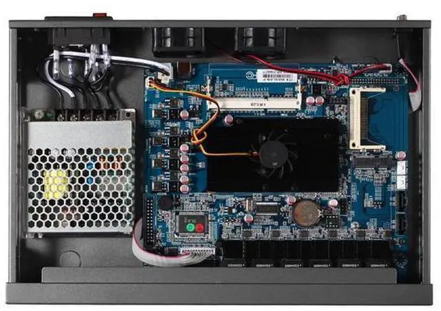 Alt view image 5 of 6 - Firewall Hardware, Pfsense, Mikrotik, VPN, Atom D525, RS01, Network Security Appliance, Router PC, 4 x Gigabit LAN/2USB/COM/VGA/Fan,(4G RAM/64G SSD)
