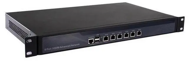 Alt view image 3 of 6 - 1U Rackmount Firewall, Mikrotik, VPN, Network Security Appliance, Atom D525, RS04, Router PC, 6 Gigabit LAN/2USB/COM/VGA/Fan,(Barebone, NO RAM, NO Storage, NO System)
