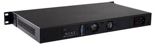 Alt view image 4 of 6 - 1U Rackmount Firewall, Mikrotik, VPN, Network Security Appliance, Atom D525, RS04, Router PC, 6 Gigabit LAN/2USB/COM/VGA/Fan,(Barebone, NO RAM, NO Storage, NO System)