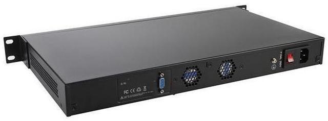 Alt view image 2 of 7 - 1U Rackmount Firewall Hardware, pFsense plus, OPNsense, J4125, HUNSN RS06k, Mikrotik, VPN, Network Security Appliance, AES-NI, 6 x I226-V 2.5Gbe, Console, VGA, 4G RAM, 64G SSD