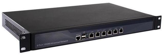 Alt view image 3 of 7 - 1U Rackmount Firewall Hardware, pFsense plus, OPNsense, J4125, HUNSN RS06k, Mikrotik, VPN, Network Security Appliance, AES-NI, 6 x I226-V 2.5Gbe, Console, VGA, 4G RAM, 64G SSD
