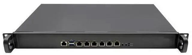 Main image of HUNSN 1U Firewall Appliance, PFSense, Mikrotik, OPNsense, I5 3210M, RZ02, VPN, Network Security Rackmount Router Hardware, 6 x 2.5GbE 226-V LAN, Console, 4G RAM, 128G SSD
