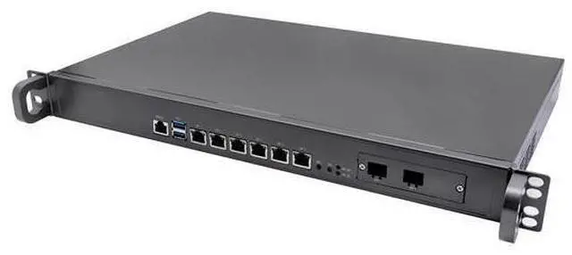 Alt view image 5 of 5 - HUNSN 1U Firewall Appliance, PFSense, Mikrotik, OPNsense, I5 3210M, RZ02, VPN, Network Security Rackmount Hardware, 6 x 2.5GbE 226-V LAN, 2 x SFP, Console, 4G RAM, 32G SSD