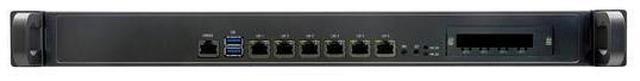 Alt view image 3 of 5 - HUNSN 1U Firewall Appliance for PFSense, Mikrotik, Celeron 5205U, RZ02, OPNsense, Sophos, Kerio, VPN, 6 x I211 I210 LAN, 4 x SFP, Console, with SIM Slot, 16G RAM, 128G SSD