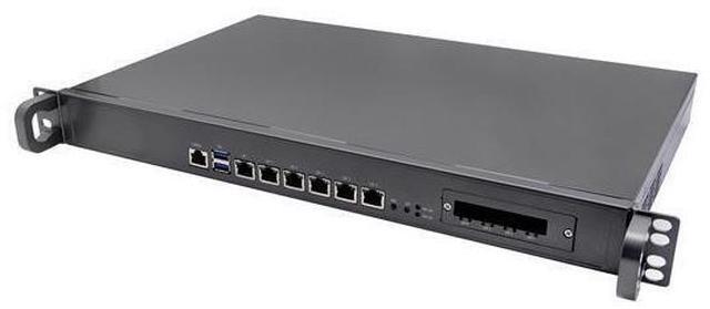 Alt view image 5 of 5 - HUNSN 1U Firewall Appliance for PFSense, Mikrotik, Celeron 5205U, RZ02, OPNsense, Sophos, Kerio, VPN, 6 x I211 I210 LAN, 4 x SFP, Console, with SIM Slot, 16G RAM, 128G SSD