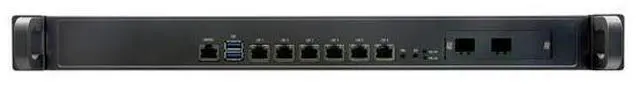Alt view image 3 of 5 - HUNSN 1U Firewall Appliance for PFSense, Mikrotik, OPNsense, Celeron 5205U, RZ02, Sophos, Kerio, VPN, Network Security Router, 8 x Gigabit LAN, Console, 0 RAM, 0 Storage, Barebone No System