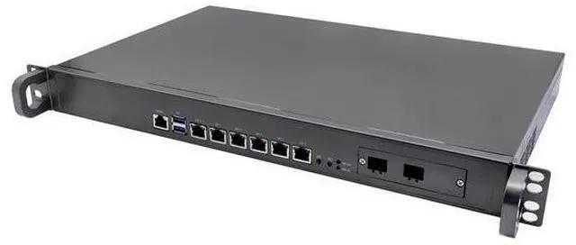 Alt view image 5 of 5 - HUNSN 1U Firewall Appliance for PFSense, Mikrotik, OPNsense, Celeron 5205U, RZ02, Sophos, Kerio, VPN, Network Security Router, 8 x Gigabit LAN, Console, 0 RAM, 0 Storage, Barebone No System