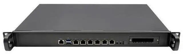 Main image of HUNSN 1U Firewall Appliance for PFSense, Mikrotik, OPNsense, Sophos, Celeron 5205U, RZ02, Kerio, VPN, Network Security Router, 10 x Gigabit LAN, Console, 32G RAM, 128G SSD