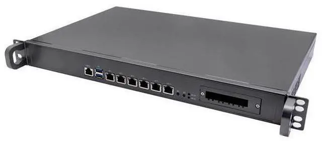 Alt view image 5 of 5 - HUNSN 1U Firewall Appliance for PFSense, Mikrotik, OPNsense, Sophos, Celeron 5205U, RZ02, Kerio, VPN, Network Security Router, 10 x Gigabit LAN, Console, 32G RAM, 128G SSD