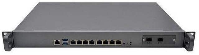 Main image of HUNSN 1U Firewall Appliance 10GbE, PFSense, Mikrotik, OPNsense, I5 9400, RZ06, Untangle, Sophos, Kerio, VPN, Network Security, 8 x Gigabit LAN, 2 x SFP+, Console, 128G RAM, 512G SSD