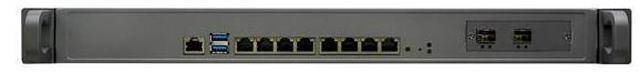 Alt view image 4 of 5 - HUNSN 1U Firewall Appliance 10GbE, PFSense, Mikrotik, OPNsense, I5 9400, RZ06, Untangle, Sophos, Kerio, VPN, Network Security, 8 x Gigabit LAN, 2 x SFP+, Console, 128G RAM, 512G SSD
