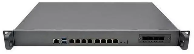 Main image of HUNSN 1U Firewall Appliance 10GB, PFSense, Mikrotik, OPNsense, I7 9700, RZ06, VPN, Network Security Rackmount Router PC, 8 x 2.5GbE 226-V LAN, 4 x SFP+ XL710, 32G RAM, 512G SSD
