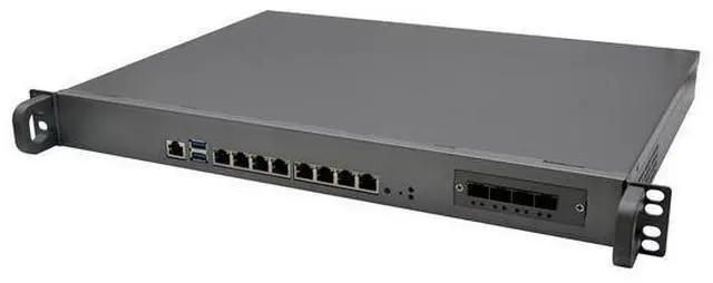 Alt view image 5 of 5 - HUNSN 1U Firewall Appliance 10GB, PFSense, Mikrotik, OPNsense, I7 9700, RZ06, VPN, Network Security Rackmount Router PC, 8 x 2.5GbE 226-V LAN, 4 x SFP+ XL710, 32G RAM, 512G SSD