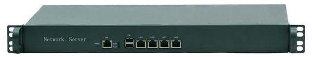 Main image of HUNSN 1U Firewall Celeron J1900, PFSense, Mikrotik, OPNsense, RZ07, Untangle, Sophos, Kerio, VPN, Network Security Appliance, Router PC, 4 x Gigabit LAN, 4G RAM, 64G SSD