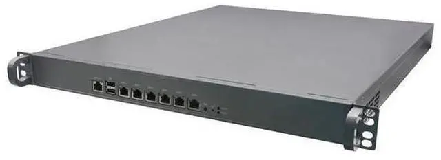 Alt view image 5 of 5 - HUNSN 1U Firewall Appliance with Redundancy Power Supply, PFSense, Mikrotik, I7 9700, RZ09, OPNsense, Untangle, Sophos, Kerio, VPN, 6 x 1GbE LAN, 2 x AC Socket, 16G RAM, 128G SSD
