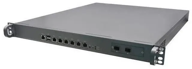 Alt view image 3 of 6 - HUNSN 1U Firewall Appliance 10GbE with Redundancy Power Supply, PFSense, Mikrotik, I7 9700, RZ09, OPNsense, Untangle, Sophos, Kerio, VPN, 6 x 1GbE LAN, 2 x SFP+, 32G RAM, 128G SSD