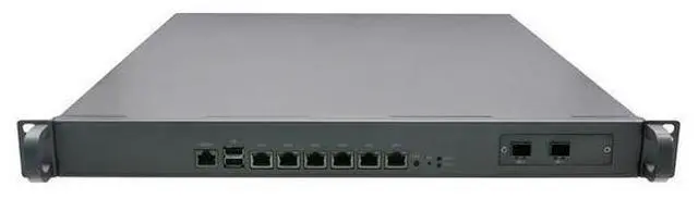 Main image of HUNSN 1U Firewall Appliance 10GbE with Redundancy Power Supply, PFSense, Mikrotik, I7 9700, RZ09, OPNsense, Untangle, Sophos, Kerio, VPN, 6 x 1GbE LAN, 2 x SFP+, 32G RAM, 128G SSD