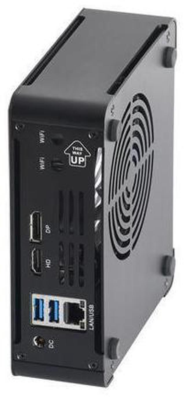 Alt view image 4 of 5 - HUNSN 4K Mini PC, Desktop Computer, Server, I7 1360P 13620H 1355U, BM21, Windows 11 / Linux Ubuntu, Wi-Fi 6, BT 5.2, DP1.4a, HDMI2.1, 6 x USB, Type-C, Smart Fan, 16G RAM, 256G SSD