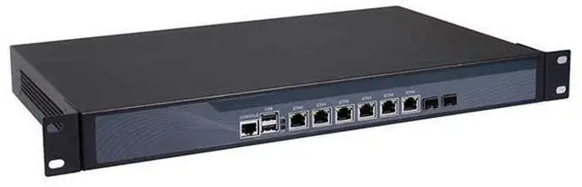 Main image of Firewall, VPN, 1U 19 Inch Rackmount, Mikrotik, Pfsense, B75 with I7 3770, RS10, OPNsense, Network Appliance, AES-NI/6 LAN/2 Optical SFP/2USB/COM/VGA/Bypass/Fan,(16G RAM/512G SSD)