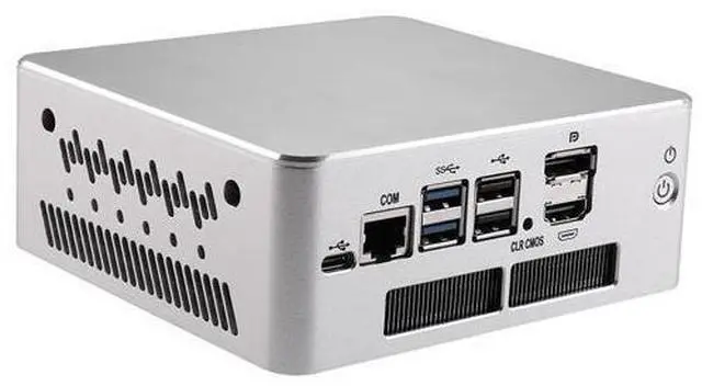 Alt view image 2 of 6 - HUNSN Micro Firewall Appliance, Mini PC, PFSense, Mikrotik, Pentium Gold 7505, RS54, OPNsense, VPN, Router PC, 6 x 2.5GbE LAN, DP, HDMI, Type-C, With FAN, 0 RAM, 0 Storage, Barebone No System