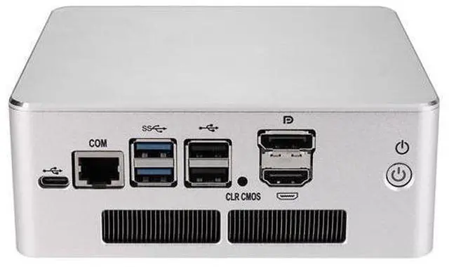 Alt view image 4 of 6 - HUNSN Micro Firewall Appliance, Mini PC, PFSense, Mikrotik, Pentium Gold 7505, RS54, OPNsense, VPN, Router PC, 6 x 2.5GbE LAN, DP, HDMI, Type-C, With FAN, 0 RAM, 0 Storage, Barebone No System