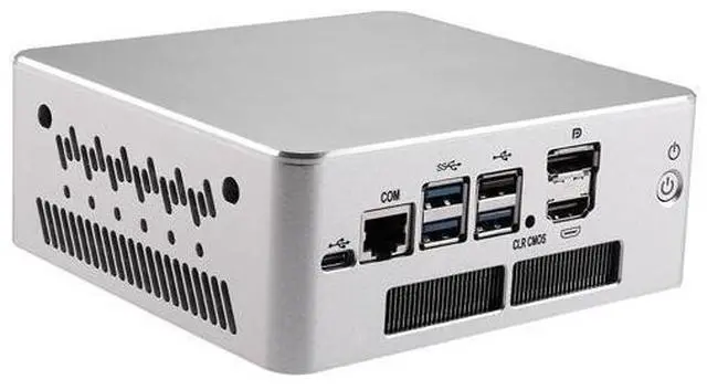 Alt view image 2 of 6 - HUNSN Micro Firewall Appliance, Mini PC, PFSense, Mikrotik, U300, RS54, OPNsense, VPN, Router PC, 6 x 2.5GbE LAN, DP, HDMI, Type-C, With FAN, 8G RAM, 128G SSD