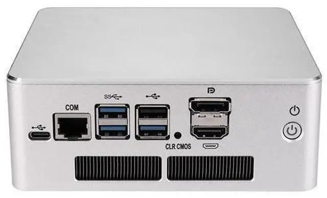 Alt view image 4 of 6 - HUNSN Micro Firewall Appliance, Mini PC, PFSense, Mikrotik, U300, RS54, OPNsense, VPN, Router PC, 6 x 2.5GbE LAN, DP, HDMI, Type-C, With FAN, 8G RAM, 128G SSD