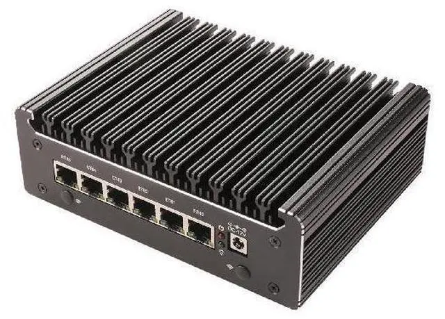 Alt view image 5 of 5 - HUNSN Micro Firewall Appliance, Mini PC, PFSense, Mikrotik, U300, RS53, OPNsense, VPN, Router PC, AES-NI, 6 x 2.5GbE I226-V, COM, HDMI, DP, Type-C, 0 RAM, 0 Storage, Barebone No System