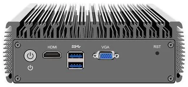 Alt view image 4 of 4 - HUNSN Micro Firewall Appliance, Mini PC, PFSense, Mikrotik, Celeron J4125, RJ01, OPNsense, VPN, Router PC, AES-NI, 4 x 2.5GbE I226-V LAN, VGA, HDMI, 0 RAM, 0 Storage, Barebone No System