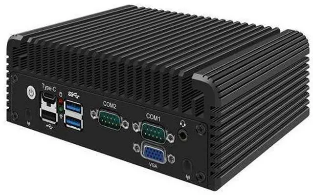 Alt view image 4 of 6 - HUNSN Micro Firewall Appliance, Mini PC, PFSense, Mikrotik, J6412, RJ09, OPNsense, Untangle, Sophos, Kerio, VPN, Router PC, 4 x 1GbE LAN, 2 x HDMI, 2 x COM, 0 RAM, 0 Storage, Barebone No System