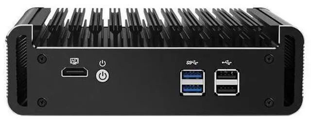 Alt view image 2 of 4 - HUNSN Micro Firewall Appliance, Mini PC, PFSense, Mikrotik,Alder Lake-N 12th Gen N100, RJ47, OPNsense, VPN, Router PC,  6 x 2.5GbE I226-V LAN, HDMI, 0 RAM, 0 Storage, Barebone No System