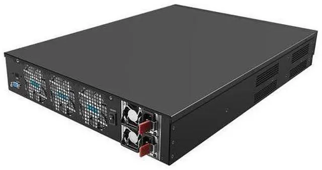 Alt view image 4 of 4 - HUNSN 2U Firewall Appliance XEON Server with IPMI, Hot Swappable Redundancy Power Supply, Dual E5 2699 V3 CPU, RJ70, PFSense, OPNsense, C612, 10 x I210 I211 LAN, 0 RAM, 0 Storage, Barebone No System