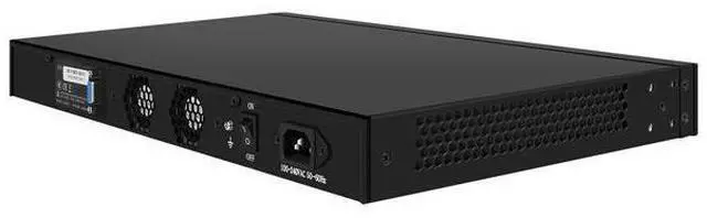 Alt view image 4 of 4 - 1U Firewall Appliance, pFsense Plus, Mikrotik, OPNsense, J4125, HUNSN RJ08l, VPN, Router PC, AES-NI, 6 x 2.5GbE I226-V LAN, supports 4 x 48V POE, 8G RAM, 64G SSD