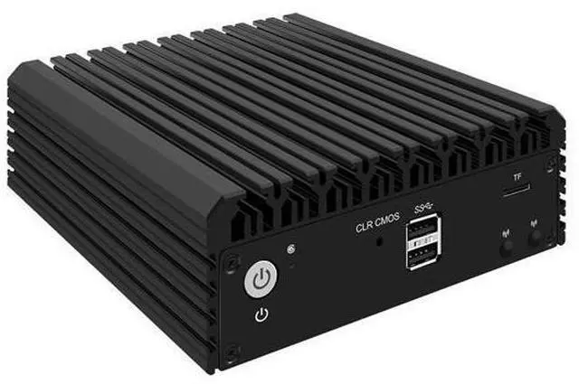 Alt view image 4 of 4 - HUNSN Micro Firewall Appliance, Mini PC, pFsense, Mikrotik, Alder Lake-N 12th Gen N200, RJ35, OPNsense, VPN, Router PC, GPIO, TF Slot, HDMI, DP, 4 x 2.5GbE I226-V, 8G DDR5 RAM, 128G SSD