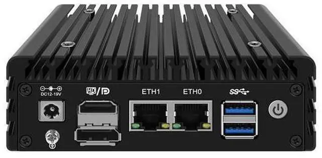 Main image of HUNSN Micro Firewall Appliance, Mini PC, PFSense, Mikrotik, I3 N305, RJ56, OPNsense, VPN, Router PC, Home Server for 3D DIY, 2 x 2.5GbE LAN, HDMI, DP, 2 x USB3.2, 0 RAM, 0 Storage, Barebone No System