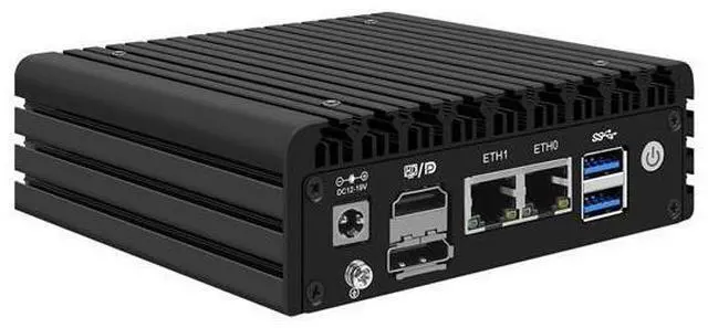 Alt view image 3 of 6 - HUNSN Micro Firewall Appliance, Mini PC, PFSense, Mikrotik, I3 N305, RJ56, OPNsense, VPN, Router PC, Home Server for 3D DIY, 2 x 2.5GbE LAN, HDMI, DP, 2 x USB3.2, 0 RAM, 0 Storage, Barebone No System