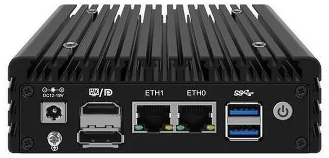 Main image of HUNSN Micro Firewall Appliance, Mini PC, PFSense, Mikrotik, I3 N305, RJ56, OPNsense, VPN, Router PC, Home Server for 3D DIY, 2 x 2.5GbE LAN, HDMI, DP, 6 x USB, 0 RAM, 0 Storage, Barebone No System