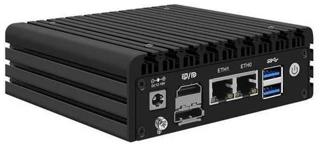 Alt view image 3 of 7 - HUNSN Micro Firewall Appliance, Mini PC, PFSense, Mikrotik, I3 N305, RJ56, OPNsense, VPN, Router PC, Home Server for 3D DIY, 2 x 2.5GbE LAN, HDMI, DP, 6 x USB, 0 RAM, 0 Storage, Barebone No System